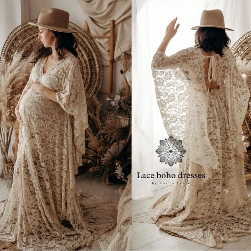 Lace Maternity Dress